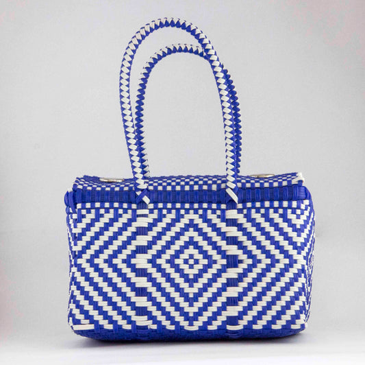 Sac à main Bleu et Blanc